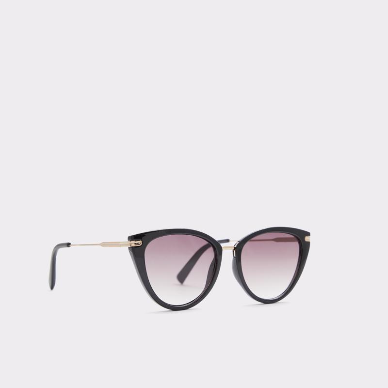 SUNGLASSES - BLACK/GOLD MULTI