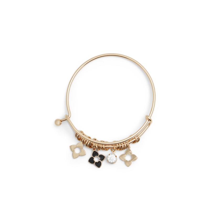 BRACELET - BLACK/GOLD MULTI