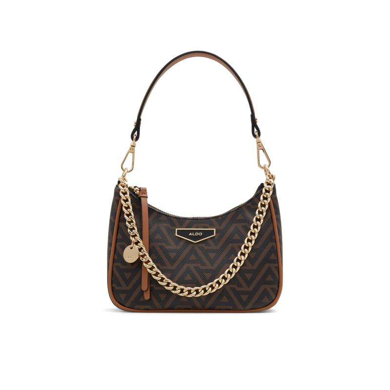 SHOULDER BAG - BROWN OVERFLOW