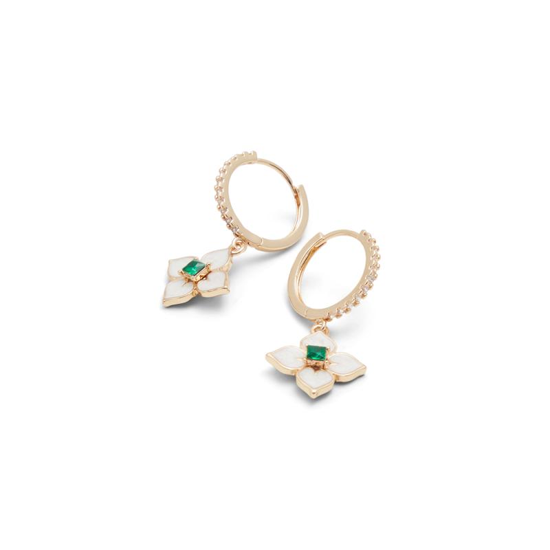 EARRINGS - DARK GREEN