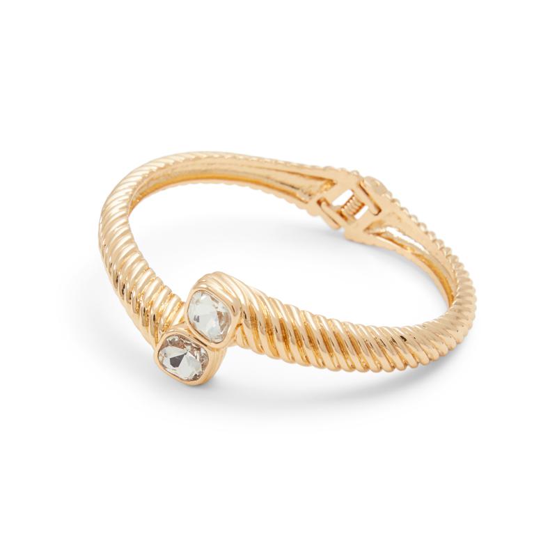 BRACELET - GOLD/CLEAR MULTI