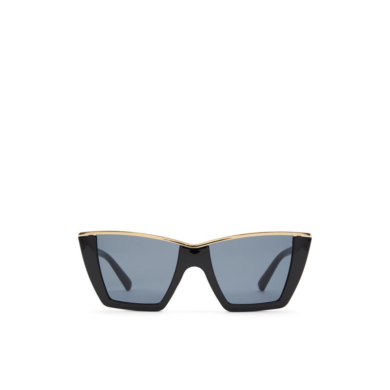 SUNGLASSES - BLACK/GOLD MULTI