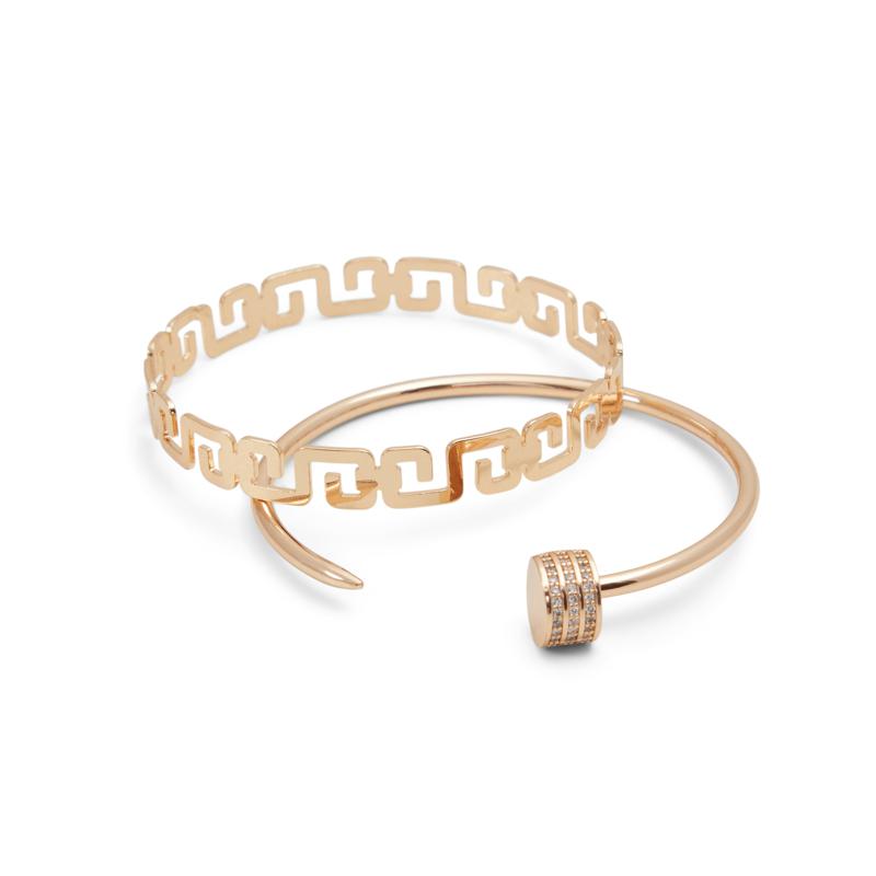 BRACELET - GOLD/CLEAR MULTI
