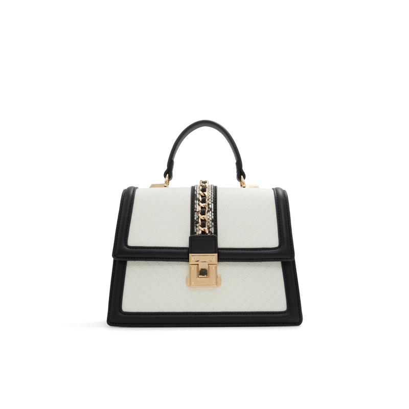 HANDBAG - WHITE/BLACK