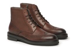 ANKLE BOOTS - DARK BROWN