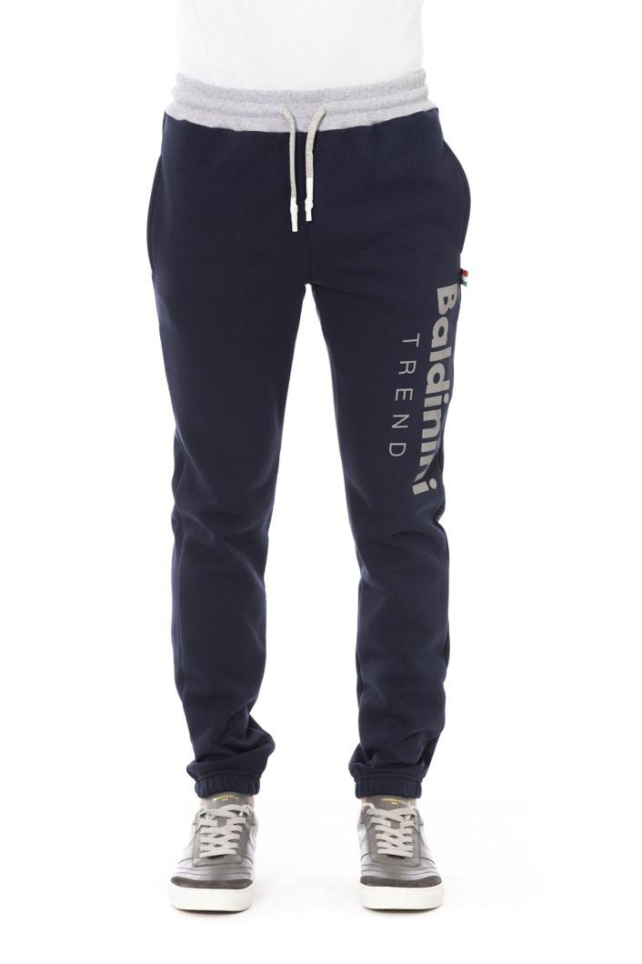 SPORT PANTS - NAVY/GREY