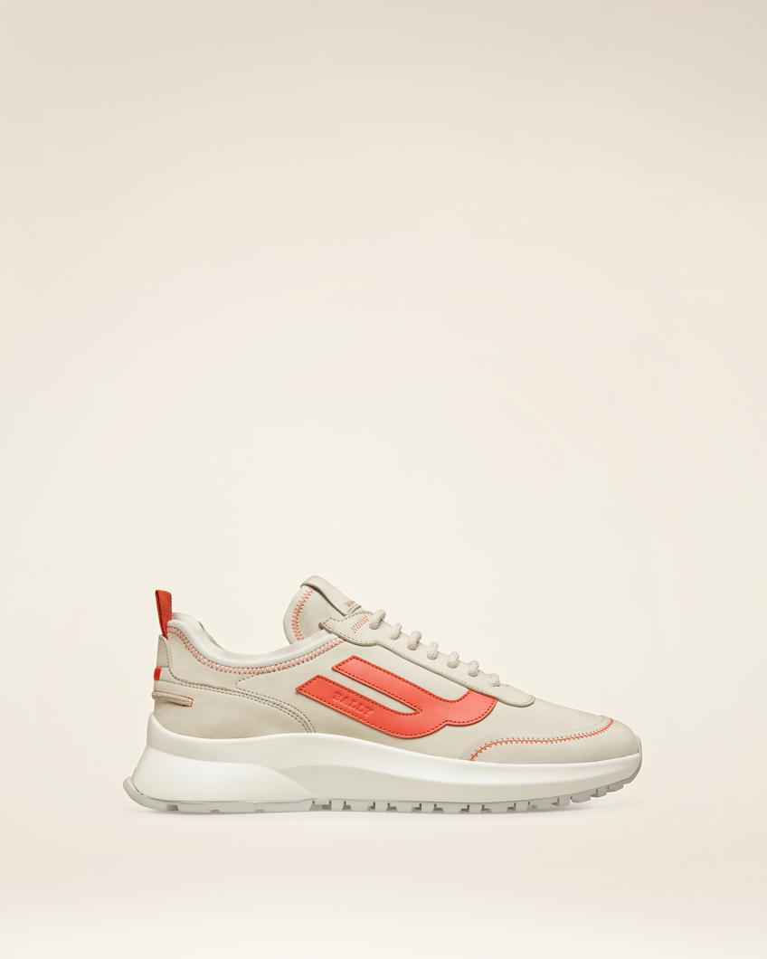 SNEAKERS - DUSTYWHT/ORANGERIVER