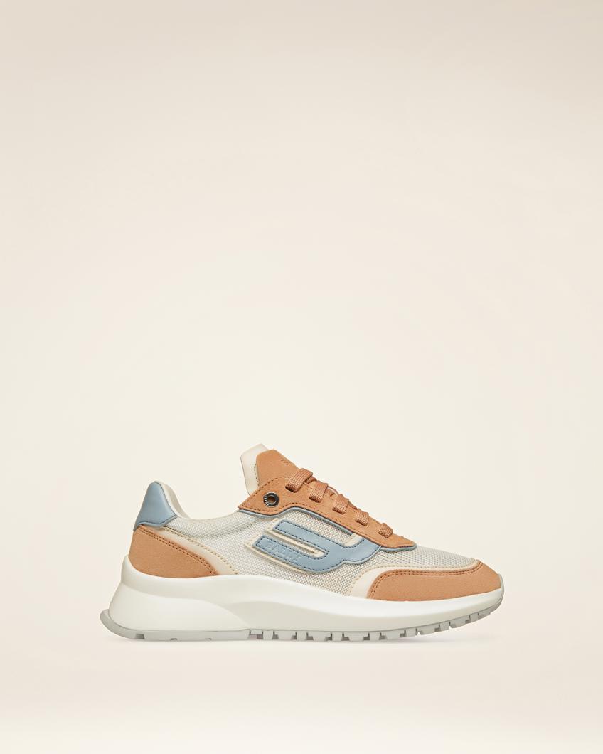 SNEAKERS - PEACHY/BONE/WHTITE