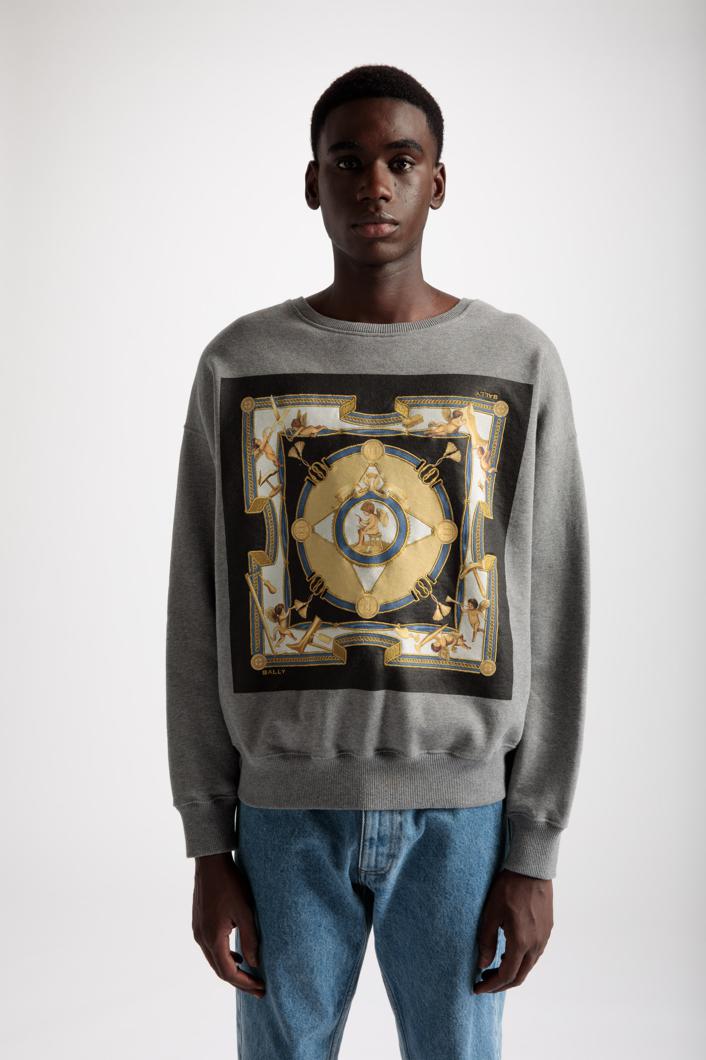 SWEATSHIRT - GREY MELANGE