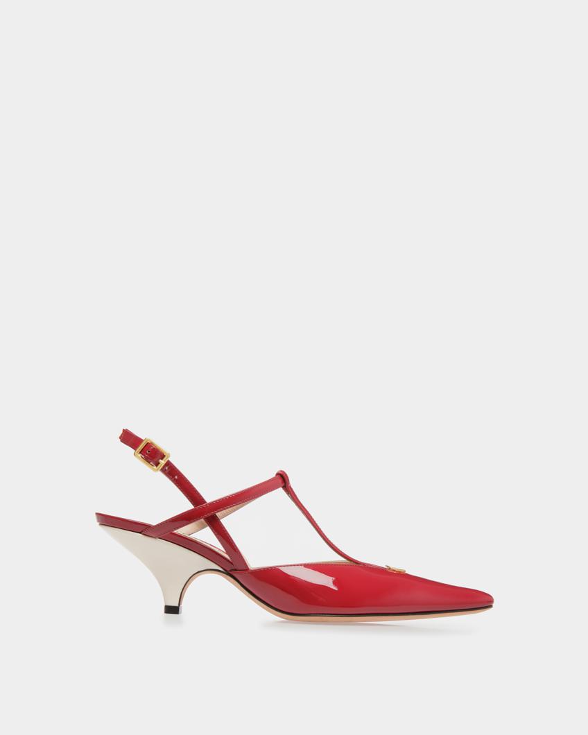 SANDALS - DEEP RUBY/BONE