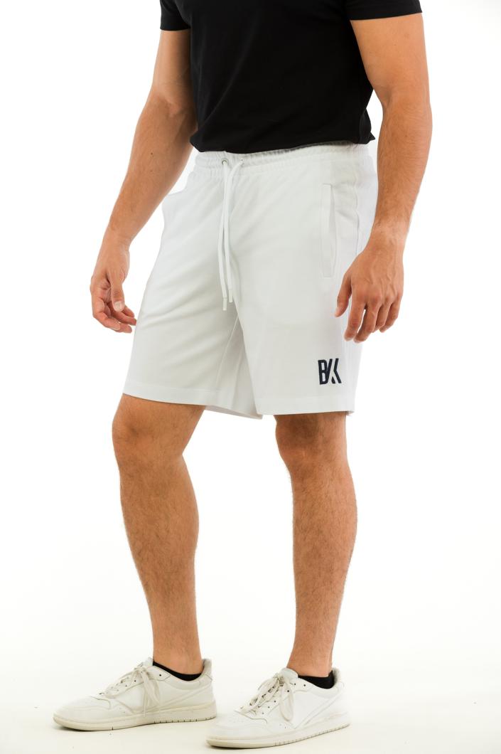 SHORTS - WHITE/BLACK IRIS