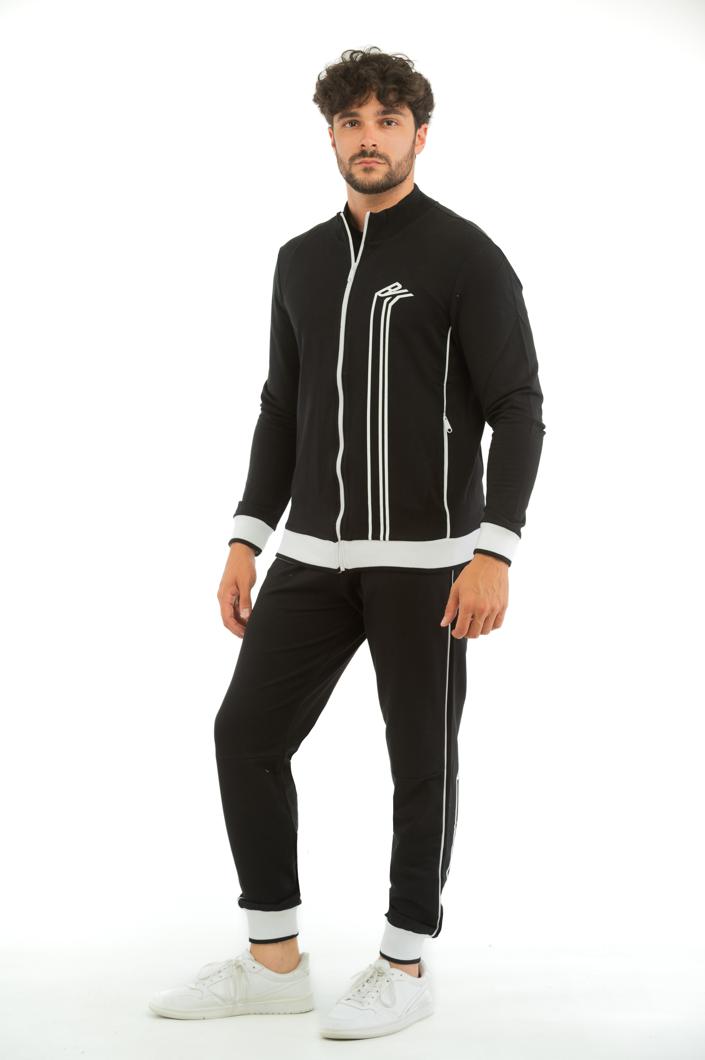SET 2: SWEATSHIRT + TROUSERS - BLACK
