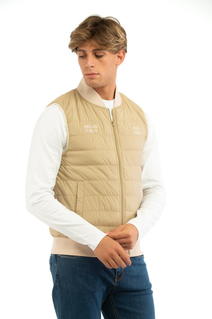 DOWN VEST - OLIVE GREY
