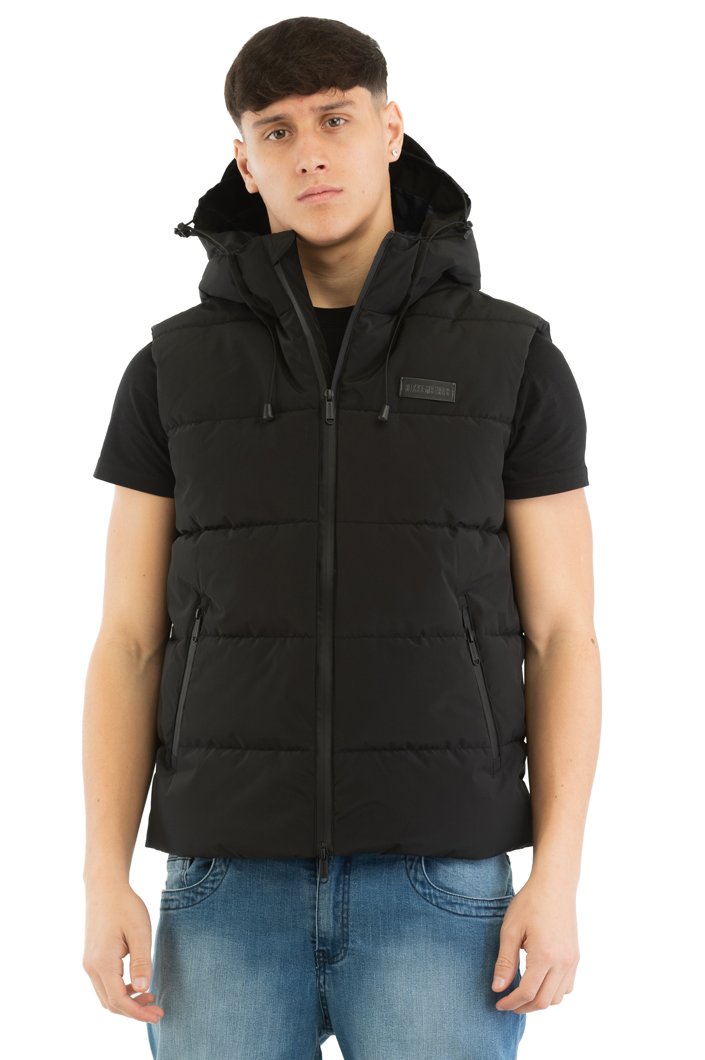 DOWN VEST - BLACK