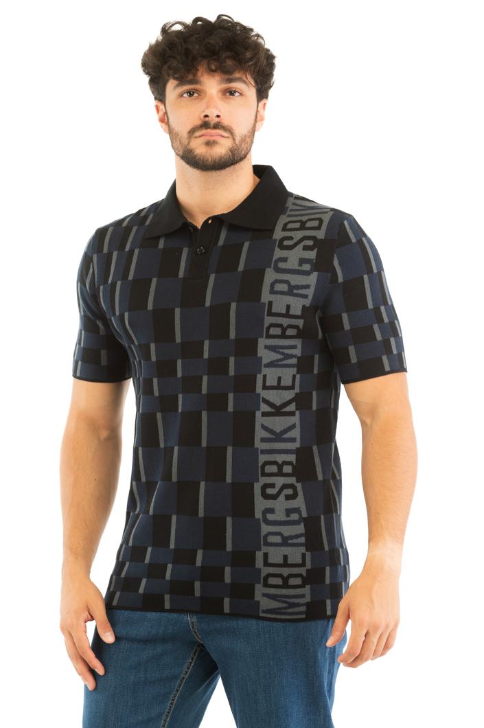POLO - BLACK/NAVY/GUNMETAL