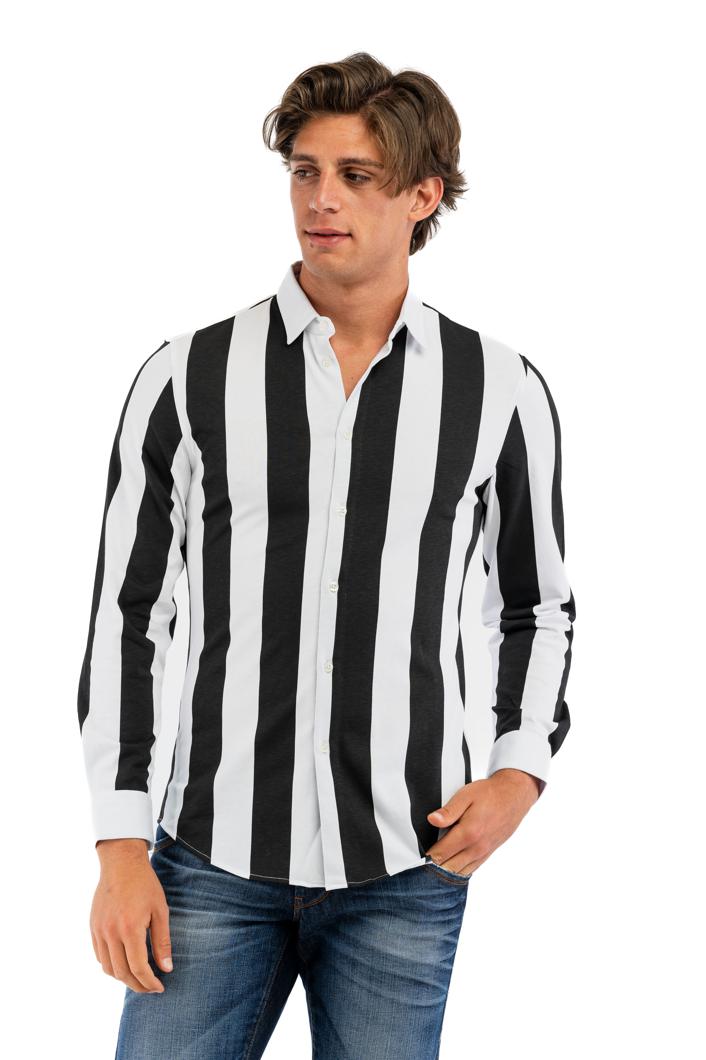 SHIRT - WHITE/BLACK