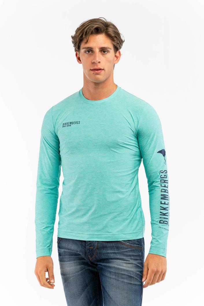 T-SHIRT - VERDE AC MELANG