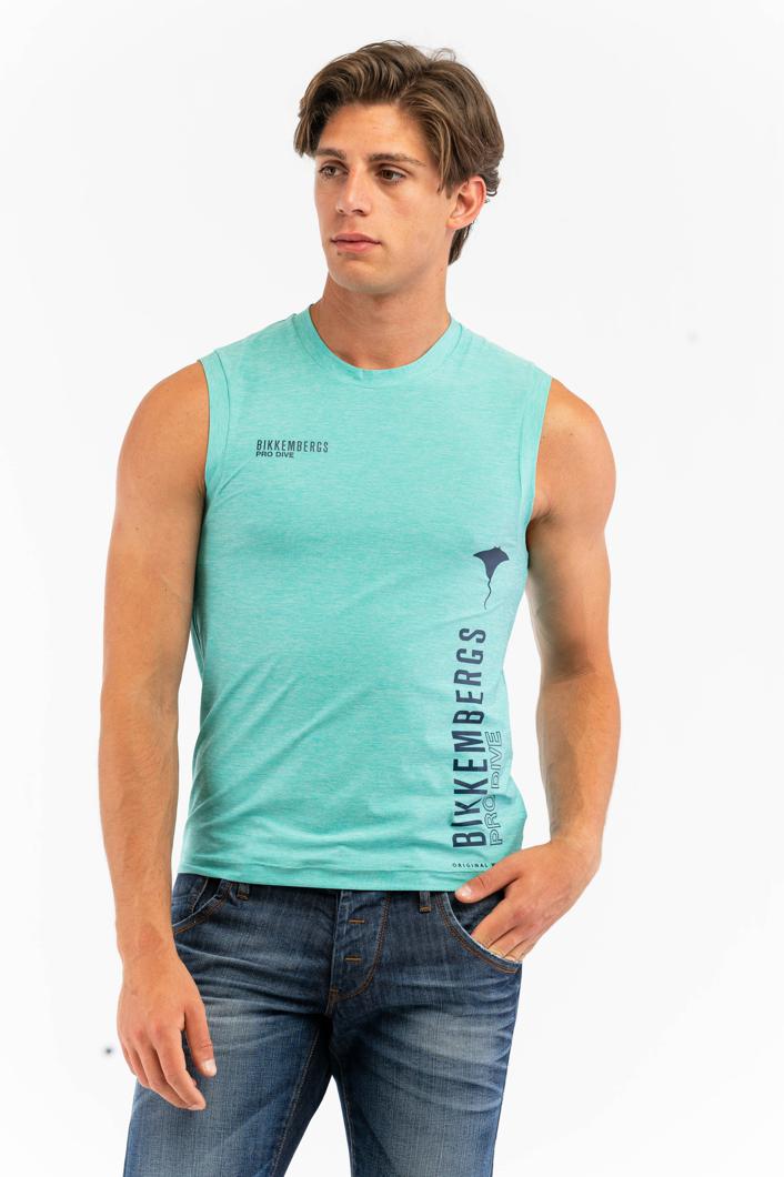 T-SHIRT - VERDE AC MELANG
