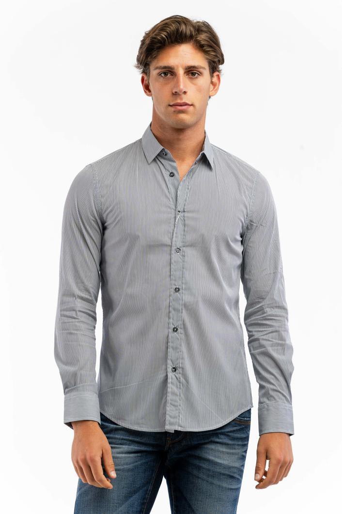 SHIRT - BIANCO/NERA