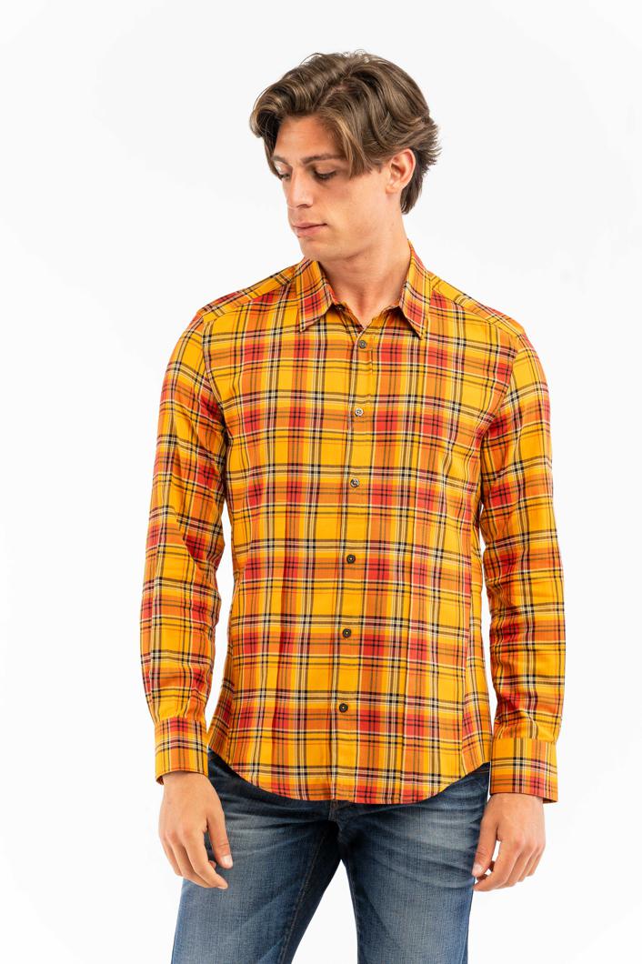 SHIRT - YELLOW/RED/BLAC