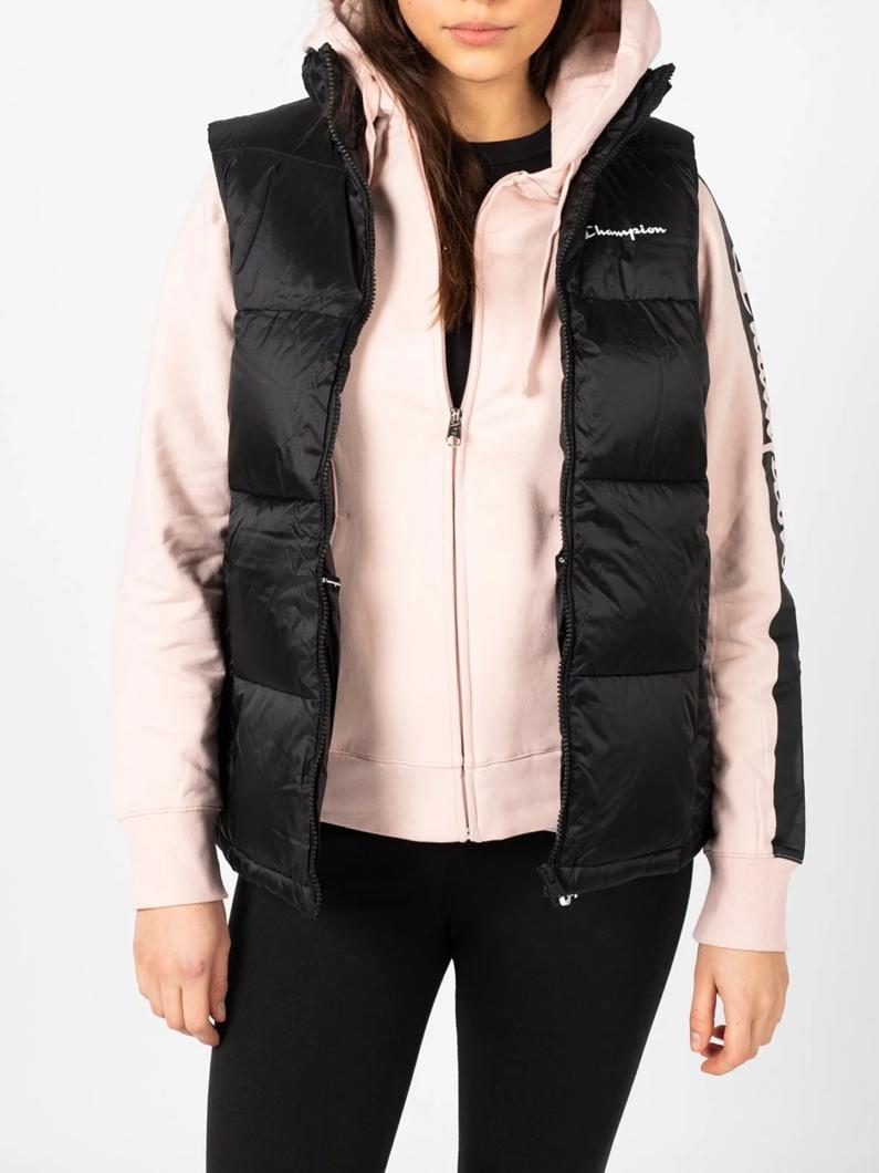 DOWN VEST - BLACK