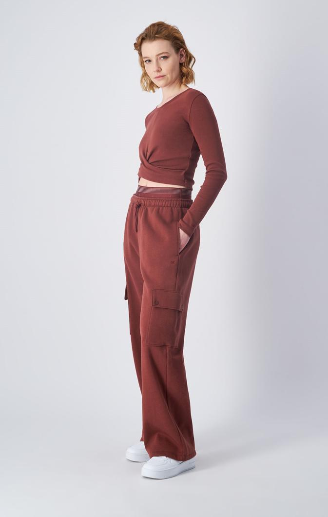 PANTS - BURGUNDY