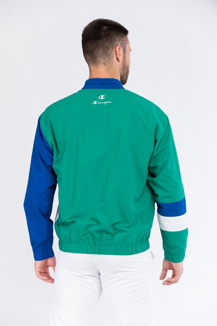 SWEATSHIRT - GREEN/BLUE/WHITE