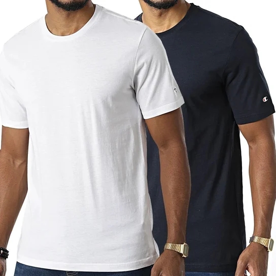 T-SHIRT 2 PACK - WHITE/NAVY