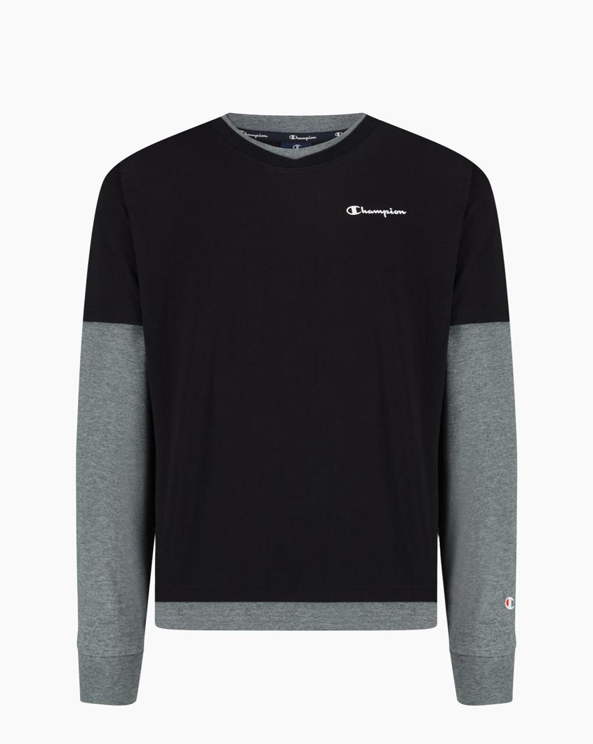 T-SHIRT LONG SLEEVE - EBN/NBK