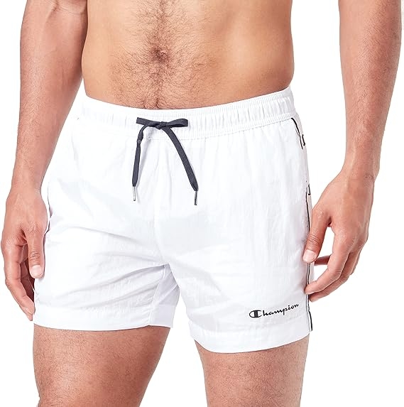 SWIM SHORTS - WHITE