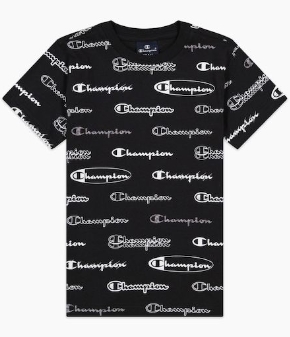 T-SHIRT - BLACK/ALLOVER