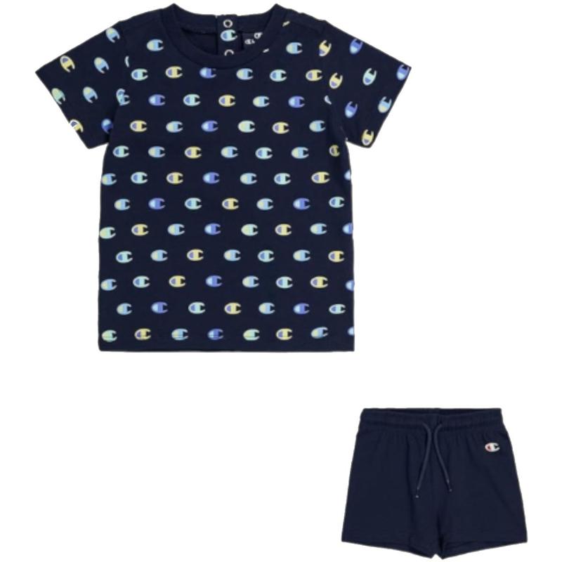SET 2: T-SHIRT + SHORTS - NNY/ALLOVER/NNY