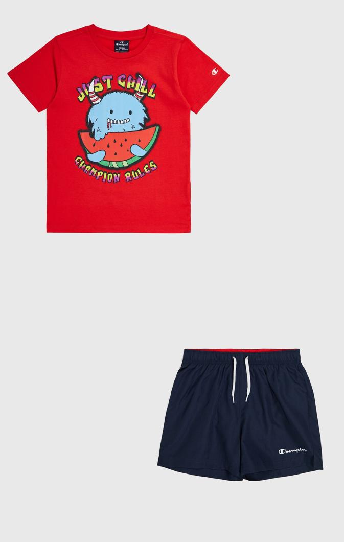 SET 2: T-SHIRT + SHORTS - NNY/NNY/NOB
