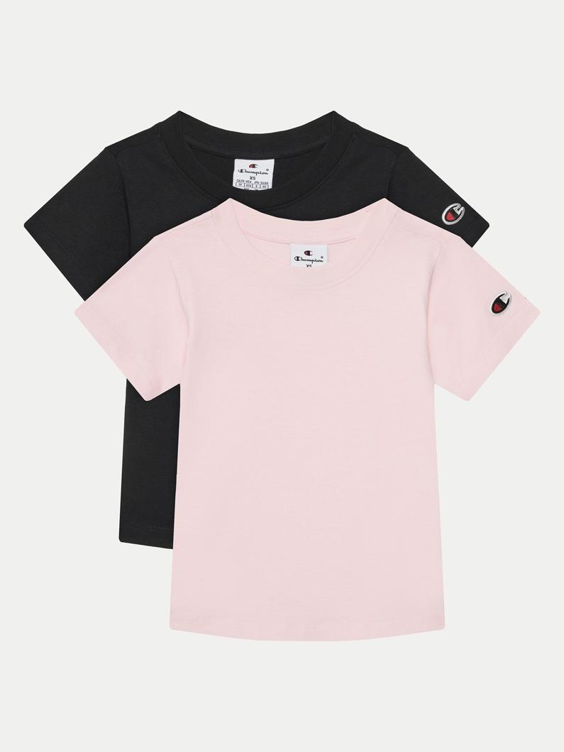 T-SHIRT 2 PACK - WHT/PINK