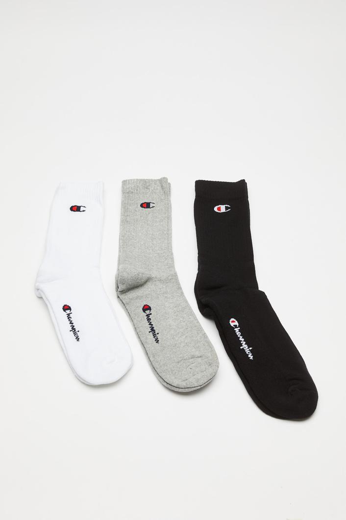 SOCKS 3 PACK - LIGHT GREY