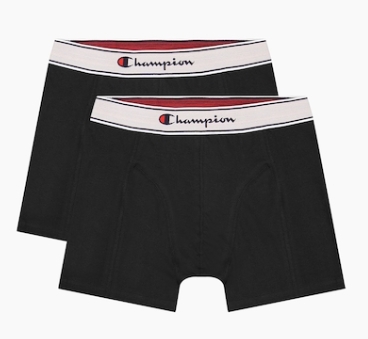 BOXERS 2 PACK - BLACK