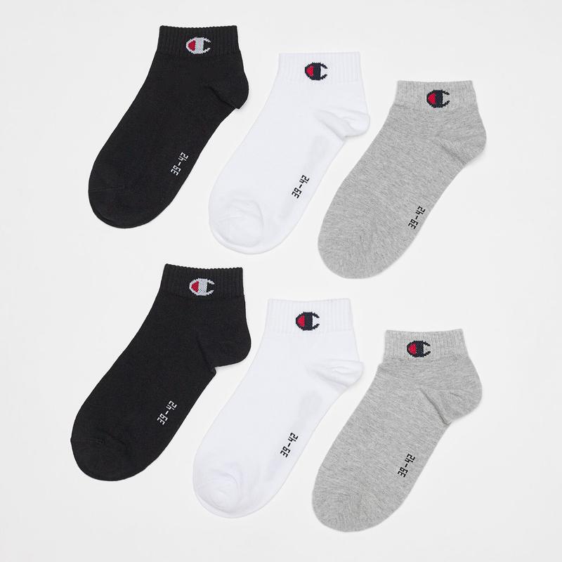 SOCKS 6 PACK - LIGHT GREY