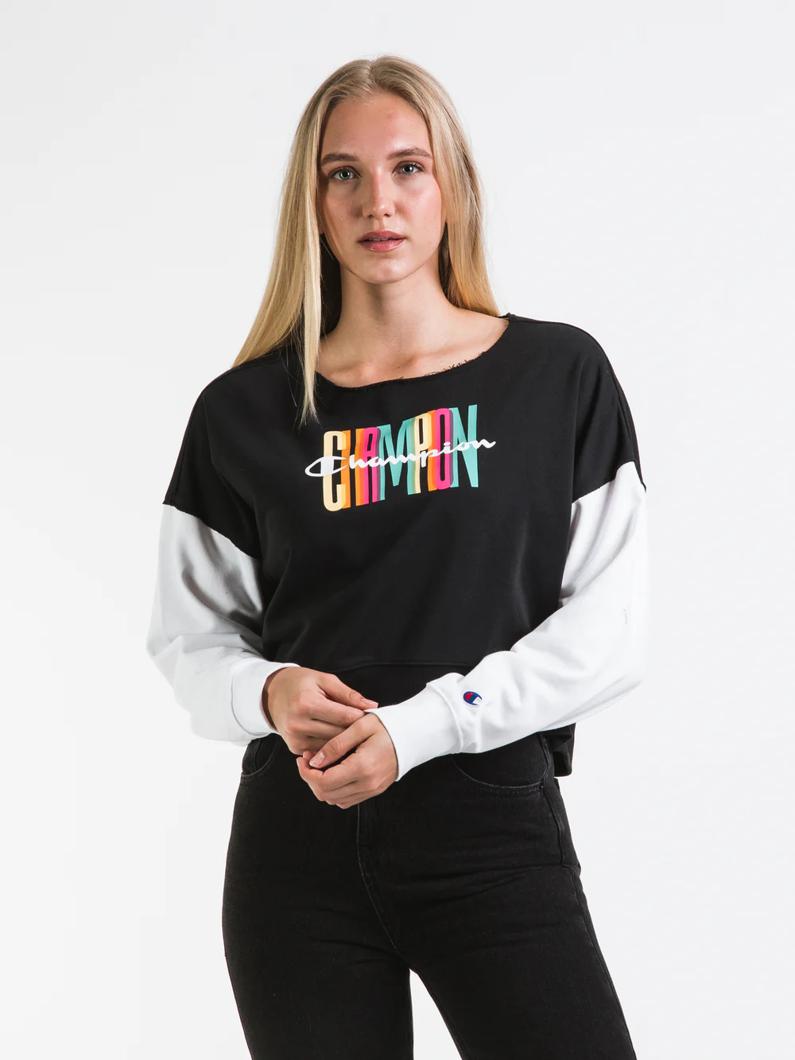 SWEATSHIRT - BLACK/WHITE