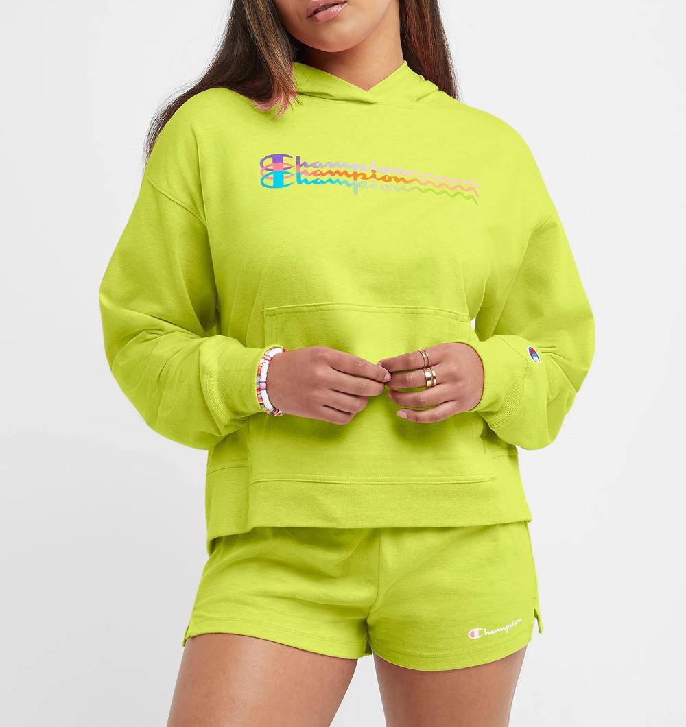 SWEATSHIRT - LIMEADE PE HEATHER