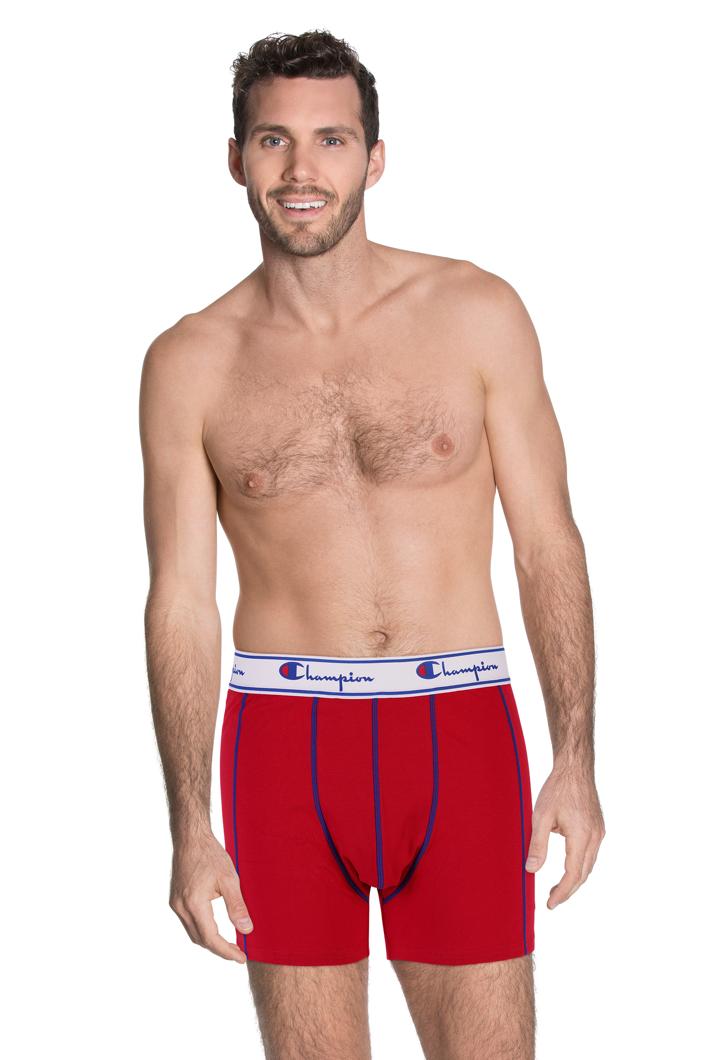 BOXERS 2 PACK - NAVY/RED