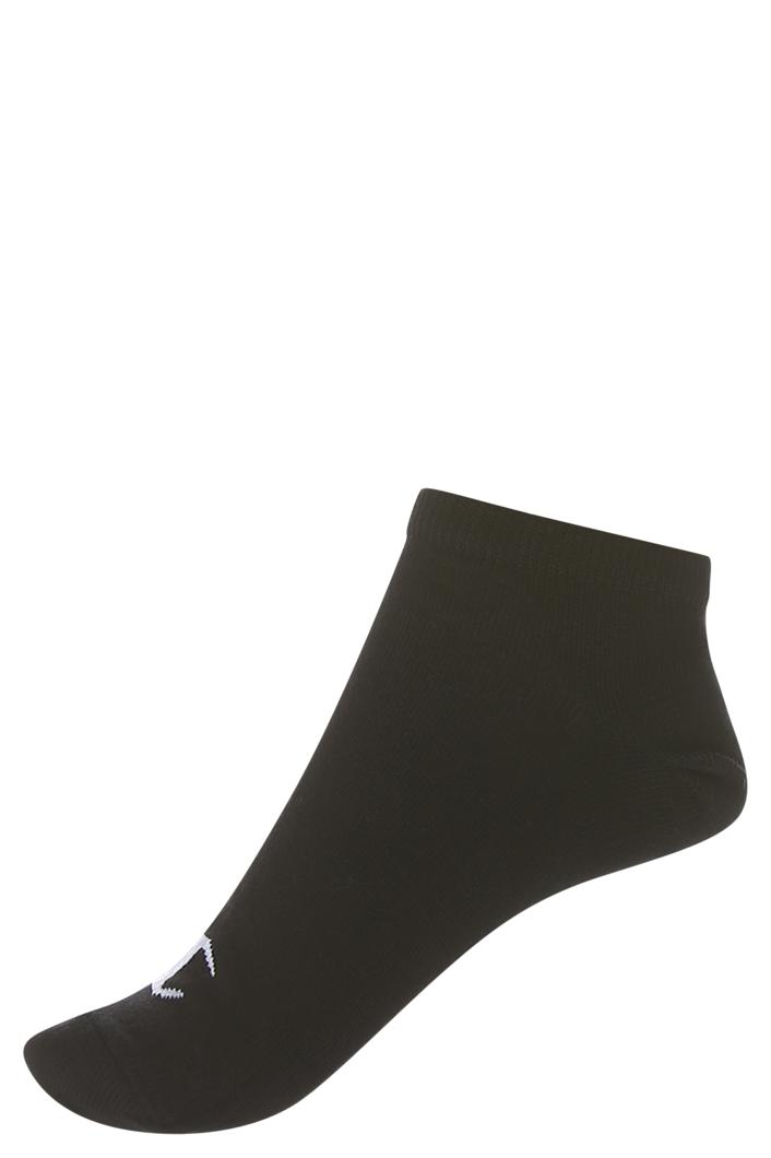SOCKS 6 PACK - LIGHT BLACK/LIGHT GREY LOGO