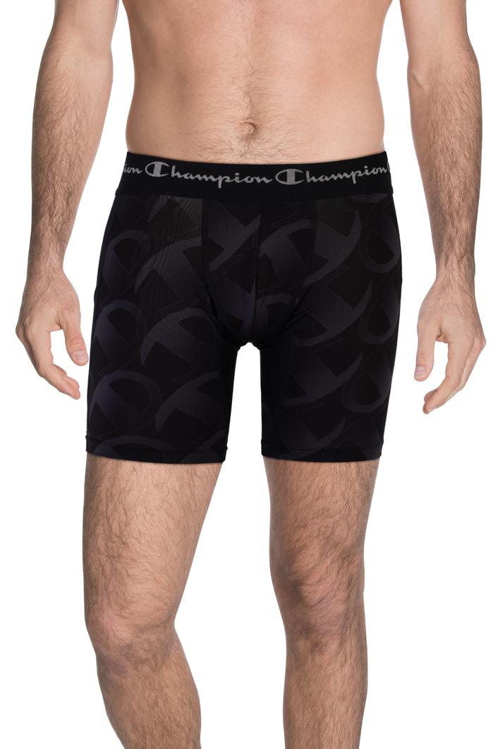 BOXERS - BLACK PRINTED
