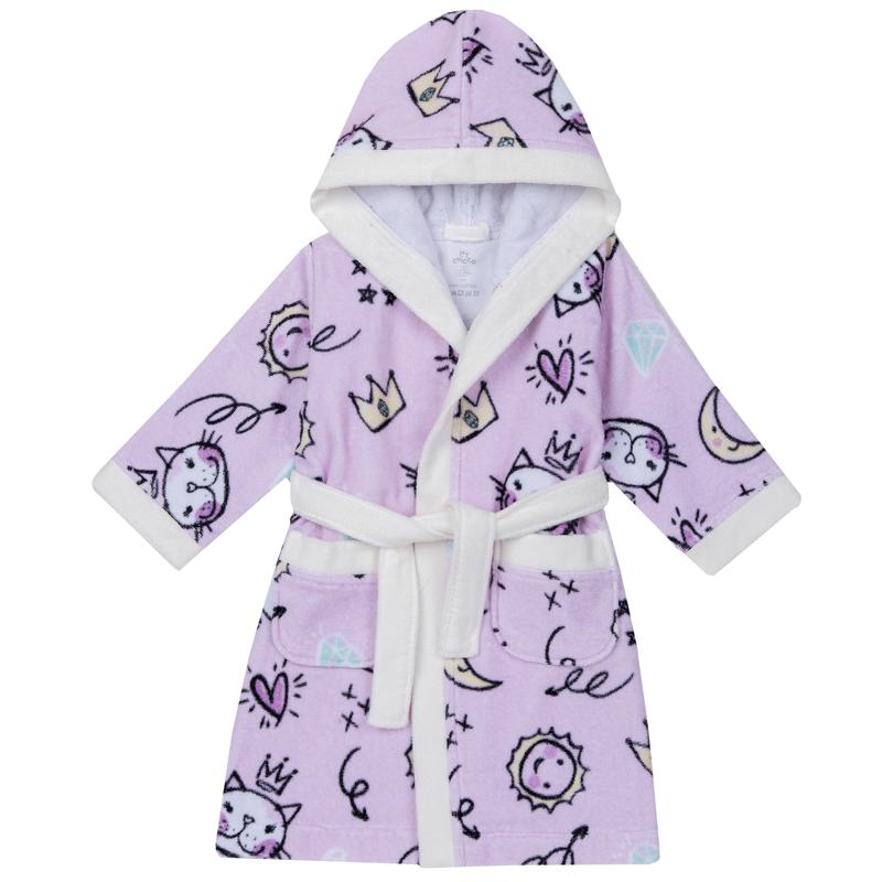 BATHROBE - PINK PRINTED