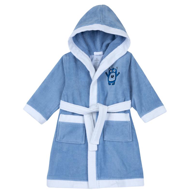 BATHROBE - MEDIUM LIGHT BLUE