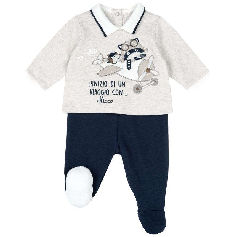 SET 2: SWEATER + PANTS - LIGHT NATURAL