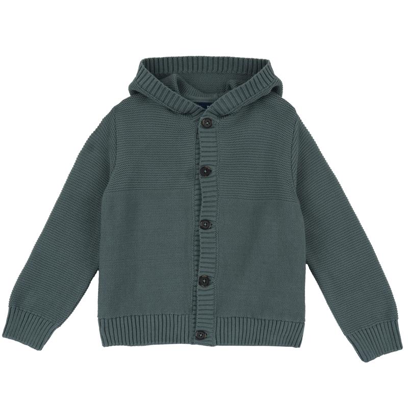 CARDIGAN - MEDIUM GREEN