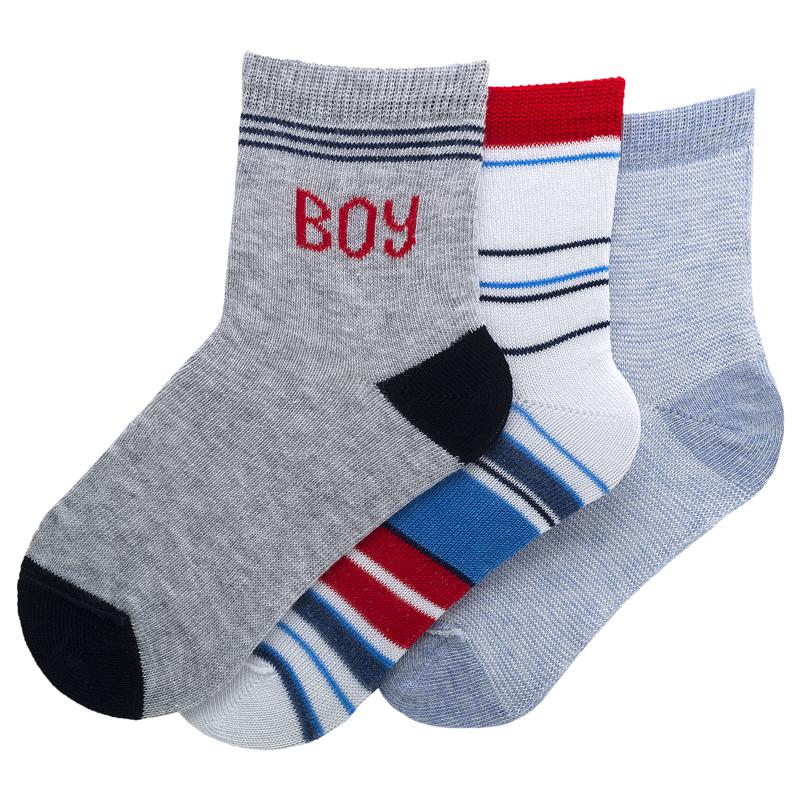 SOCKS 3 PACK - MEDIUM BLUE
