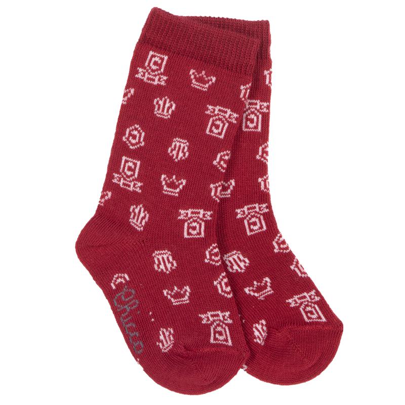 KNEE-HIGH SOCKS - MEDIUM RED
