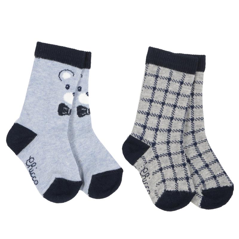 KNEE-HIGH SOCKS 2 PACK - LIGHT BLUE