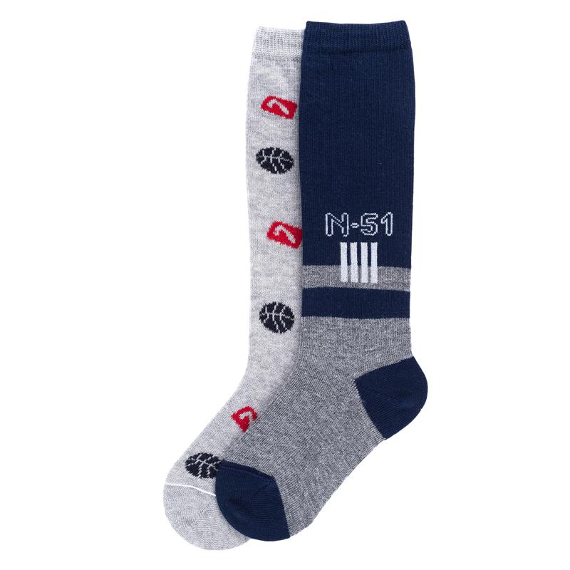 KNEE-HIGH SOCKS 2 PACK - DARK GREY